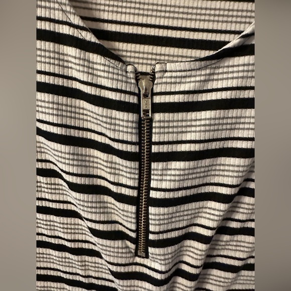 Charlotte Russe Striped Bodysuit - Picture 3 of 3